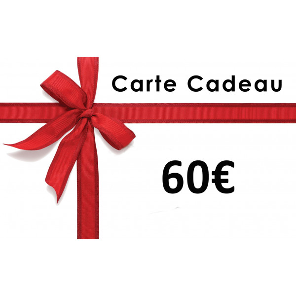 Carte Cadeau de 60€ à offrir !