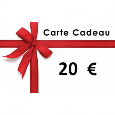 Carte Cadeau de 20€ à offrir !
