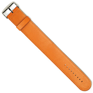 Bracelet montre STAMPS cuir orange