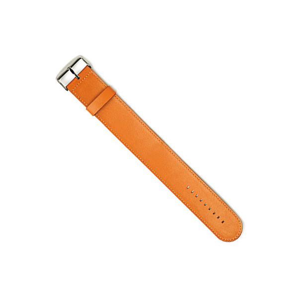 Bracelet montre STAMPS cuir orange