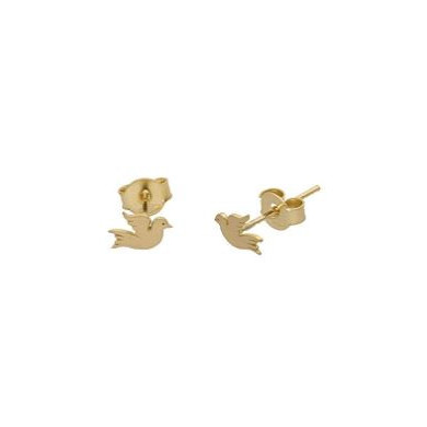 Boucles d'oreilles or 18 carats Colombe
