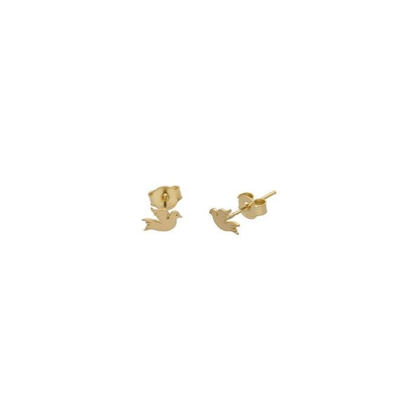 Boucles d'oreilles or 18 carats Colombe