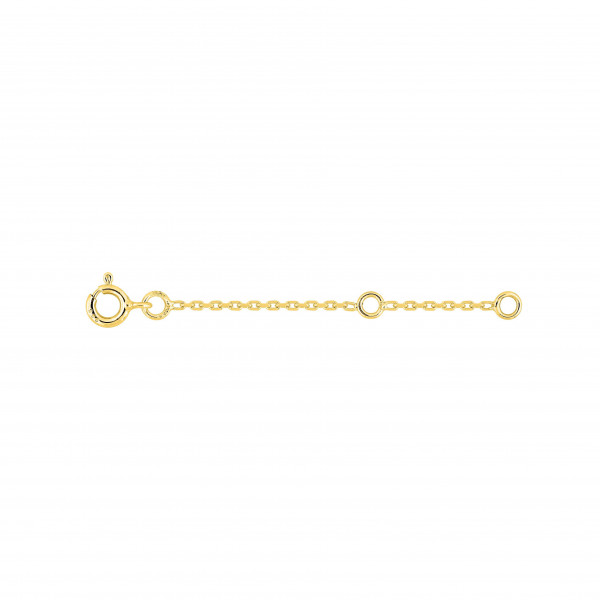Rallonge plaqué or collier bracelet