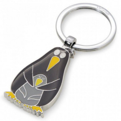 Porte-clés original  maman pingouin et son petit TROIKA pour femme