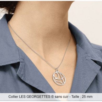 Collier or GEORGETTES Lotus 25mm