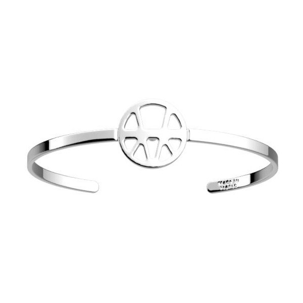 Bracelet jonc Ibiza argenté LES GEORGETTES® 16 mm