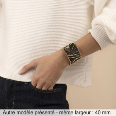 Bracelet GEORGETTES argent Perroquet 40mm