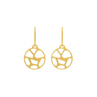 Boucles d'oreilles or GEORGETTES Girafe 16 mm