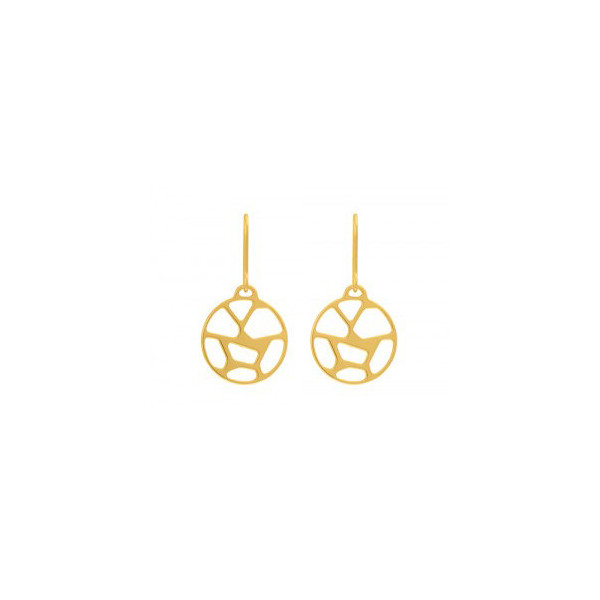 Boucles d'oreilles or GEORGETTES Girafe 16 mm