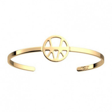 Bracelet jonc Ibiza doré LES GEORGETTES® 16 mm