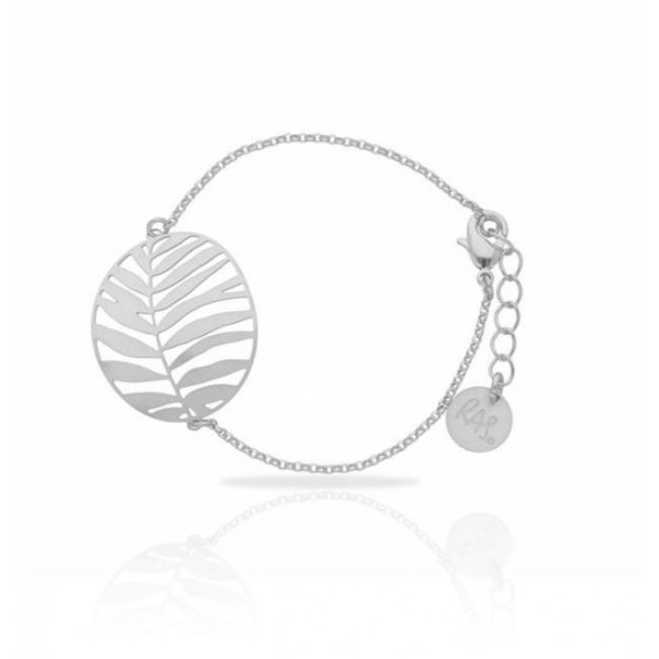 Bracelet argent femme feuille Tropic RAS® Bijoux