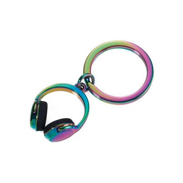 Porte-clés original  casque audio multicolore TROIKA pour homme ou pour femme