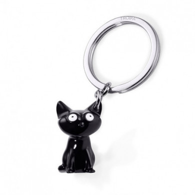 Porte clés TROIKA Félix chat noir homme
