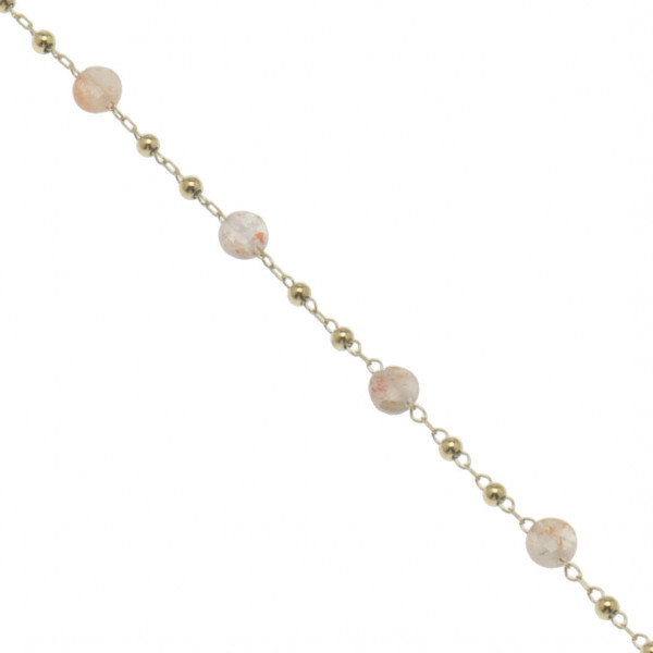 Bracelet or perles naturelles véritables nude Zoé ZAG Bijoux