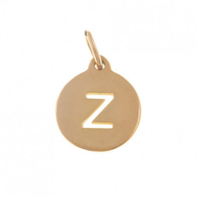 Pendentif ZAG rosé lettre 'Z'