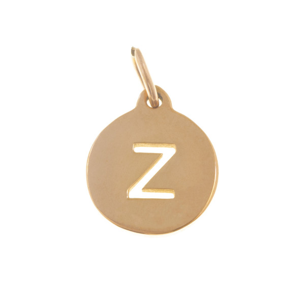 Pendentif ZAG rosé lettre 'Z'