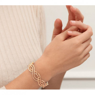 Bracelet femme, bracelet or, bracelet GEORGETTES Divine 14mm