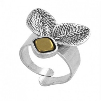 Bague femme argent Hématite dorée Vanille TARATATA Bijoux