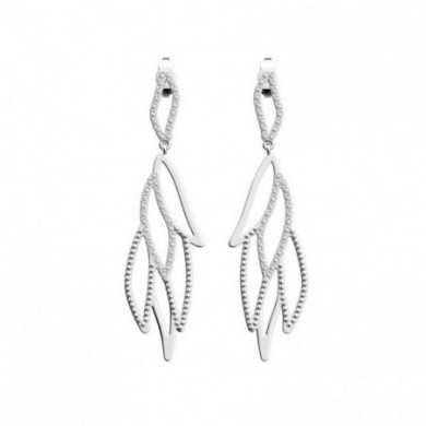 Boucles d’oreilles argent LES CADETTES Perroquet perlé