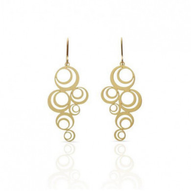 Boucles d'oreilles or cercles Adele RAS® Bijoux