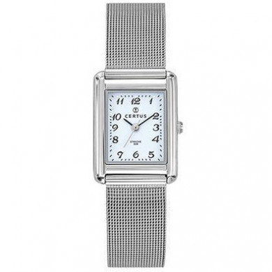 Montre femme acier bracelet maille souple milanaise CERTUS