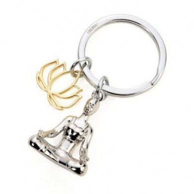 Porte-clés original méditation zen TROIKA