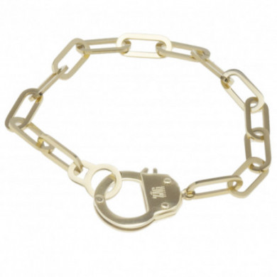 Bracelet acier doré menotte femme ZAG