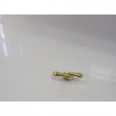 Bague femmes bronze deux gouttes allongées KALLIOPE.