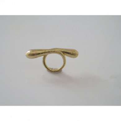 Bague femmes bronze deux gouttes allongées KALLIOPE.