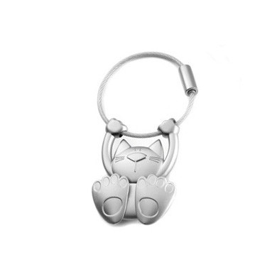 Porte-clés original femme chat acrobate TROIKA Tabby