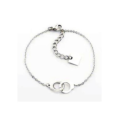 Bracelet femme Argent en Acier Inoxydable "Cuff" - ZAG Bijoux