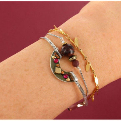 Bracelet femme argent multicolore Sirocco TARATATA Bijoux