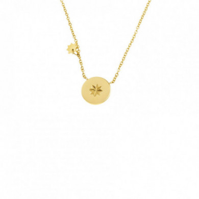 Collier acier doré ZAG El Paso