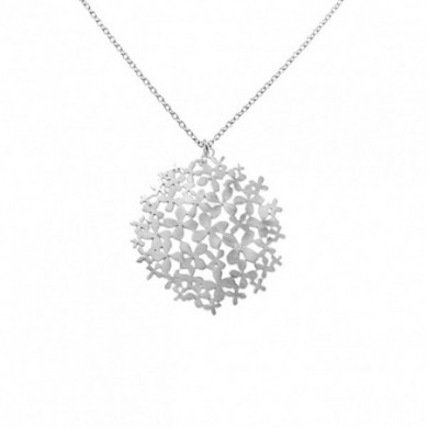 Collier argent femme Hortensia RAS® Bijoux