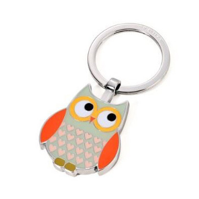 Porte-clés original chouette multicolore TROIKA