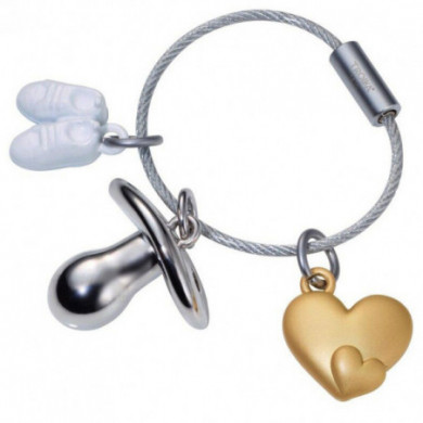 Porte-clés original femme naissance TROIKA