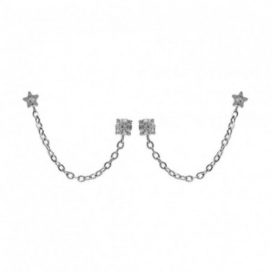 Boucles d’oreilles acier inoxydable ZAG Rome