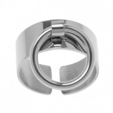 Bague femme argent pendentif cercle ZAG Bijoux Ginza