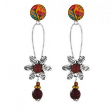 Boucles d’oreilles femme argent Sirocco TARATATA Bijoux