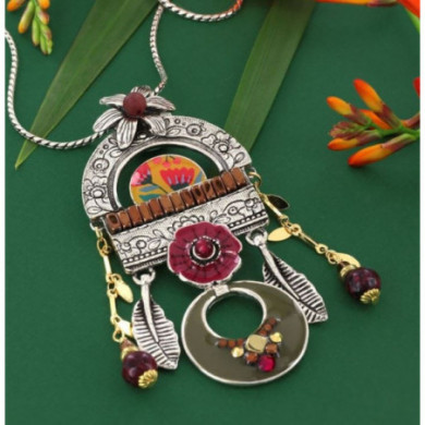 Collier femme argent multicolore Sirocco TARATATA Bijoux