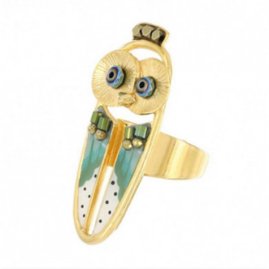 Bague femme or TARATATA Hibou