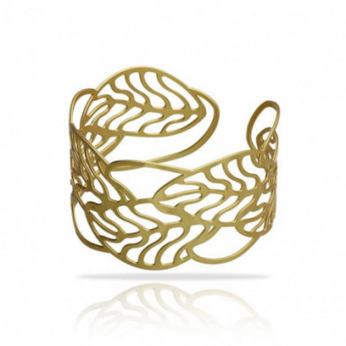 Bracelet manchette or Komorebi RAS® Bijoux