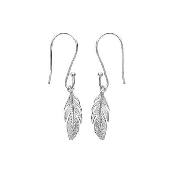 Boucles d’oreilles argent 925 plume Influences
