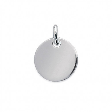 Pendentif argent 925 millièmes médaille ronde Influences
