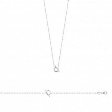 Collier argent femme pendentif rond Influences