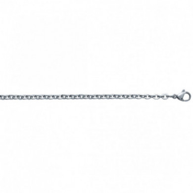 Chaine acier inoxydable maille forçat 3 mm Influences