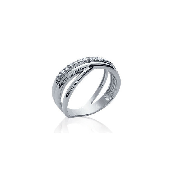 Bague argent 925 oxydes de zirconium Influences