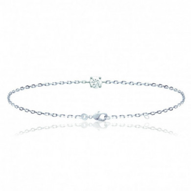 Bracelet argent femme oxyde de zirconium Influences
