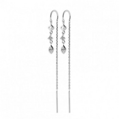 Boucles d’oreilles argent 925 oxydes Influences