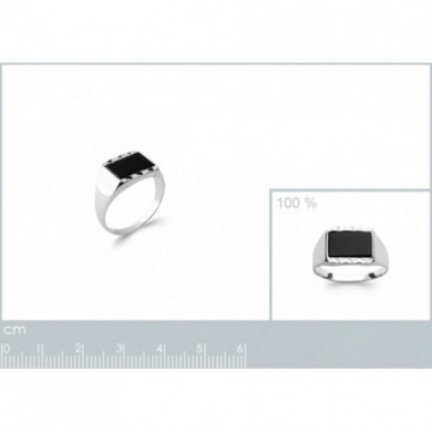 Chevalière argent pierre noire, Influences